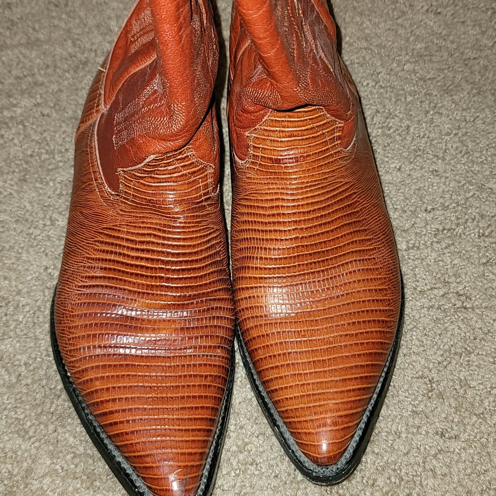 El Nopal Teju Lizard Cowboy Boots